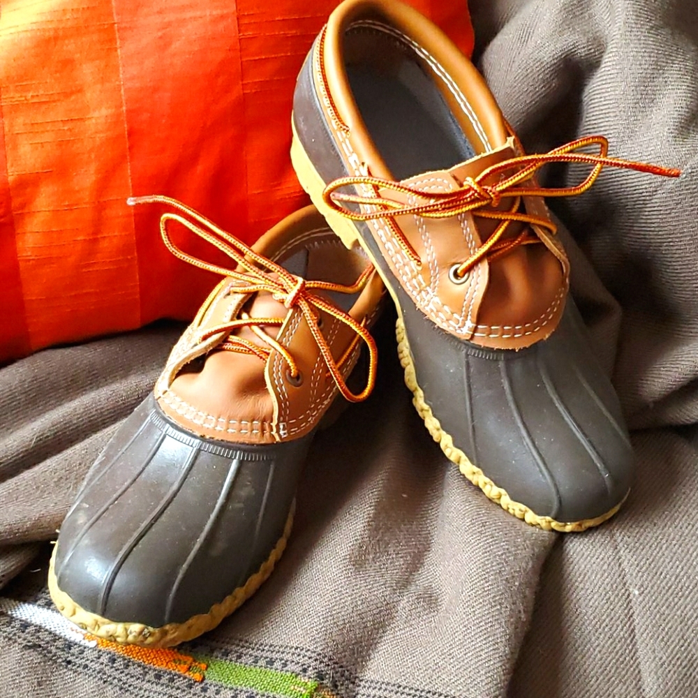 L.L. Bean rubber moc duck shoes